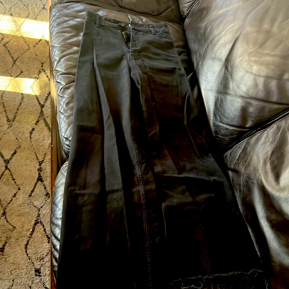 Zara wide black jeans size 2 lightly worn